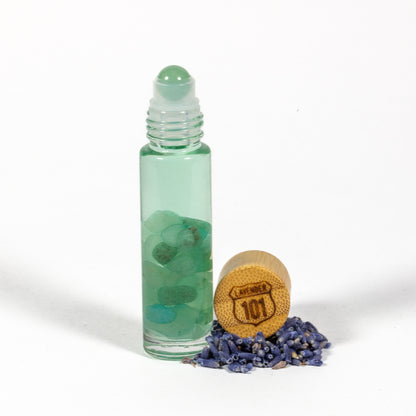 Green Aventurine Lavender Roller