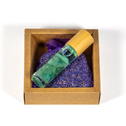 Green Aventurine Lavender Roller