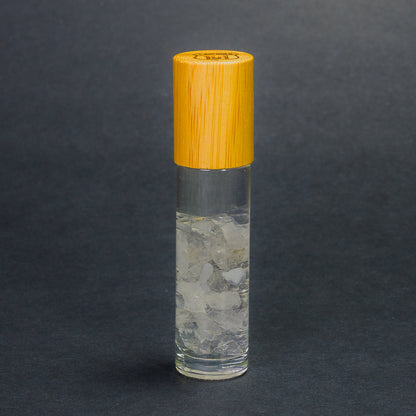 Clear Quartz Lavender Roller