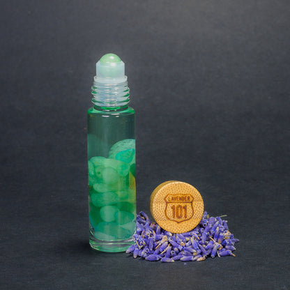 Green Aventurine Lavender Roller
