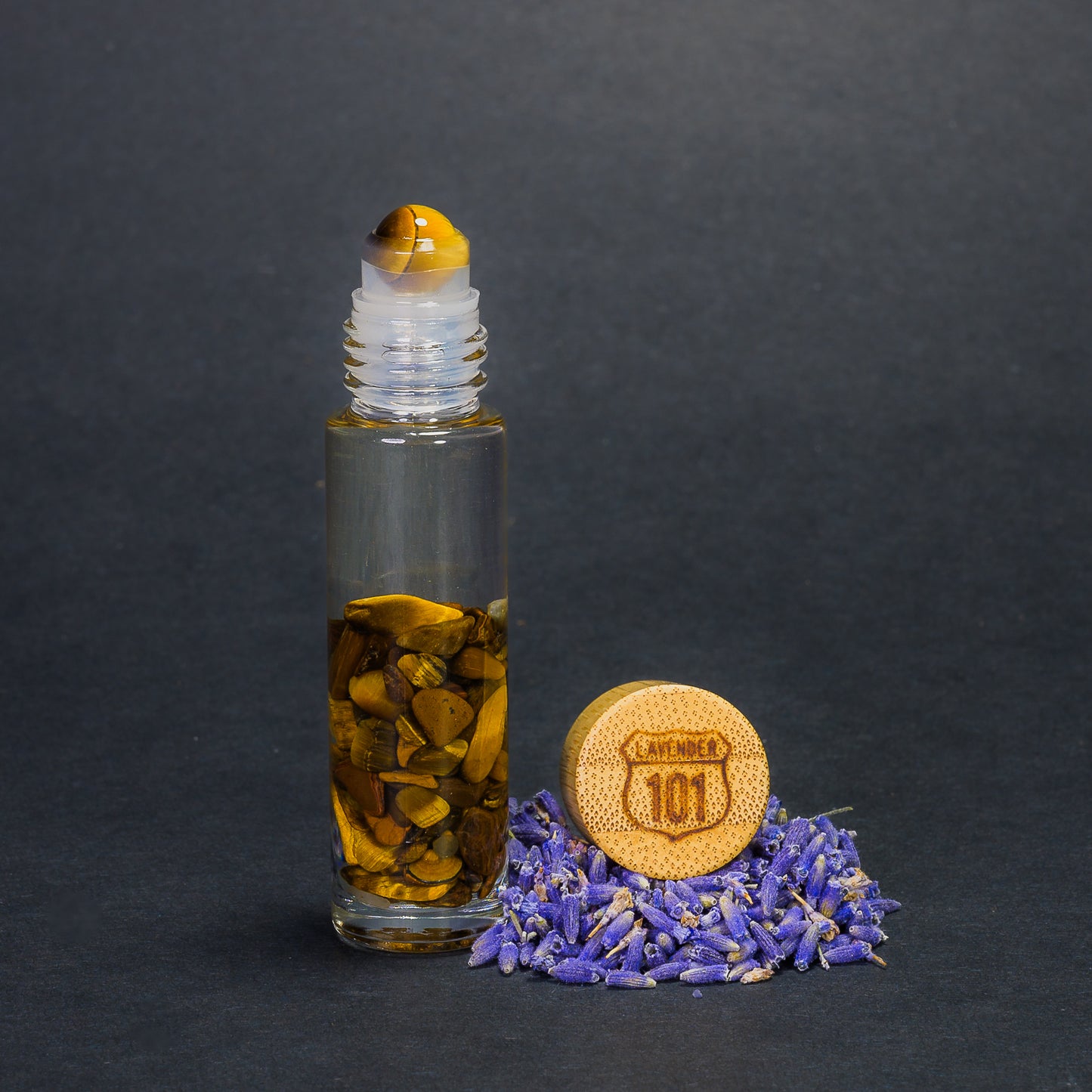 Tiger's Eye Lavender Roller
