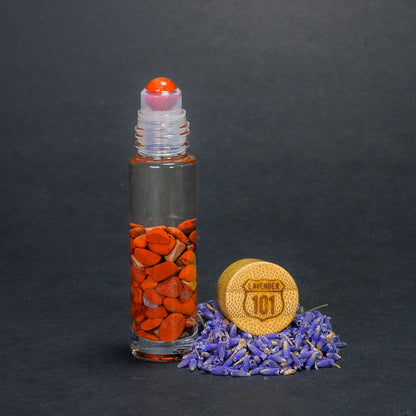 Red Jasper Lavender Roller