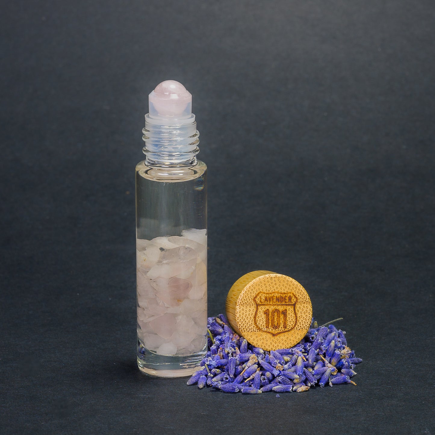 Rose Quartz Lavender Roller