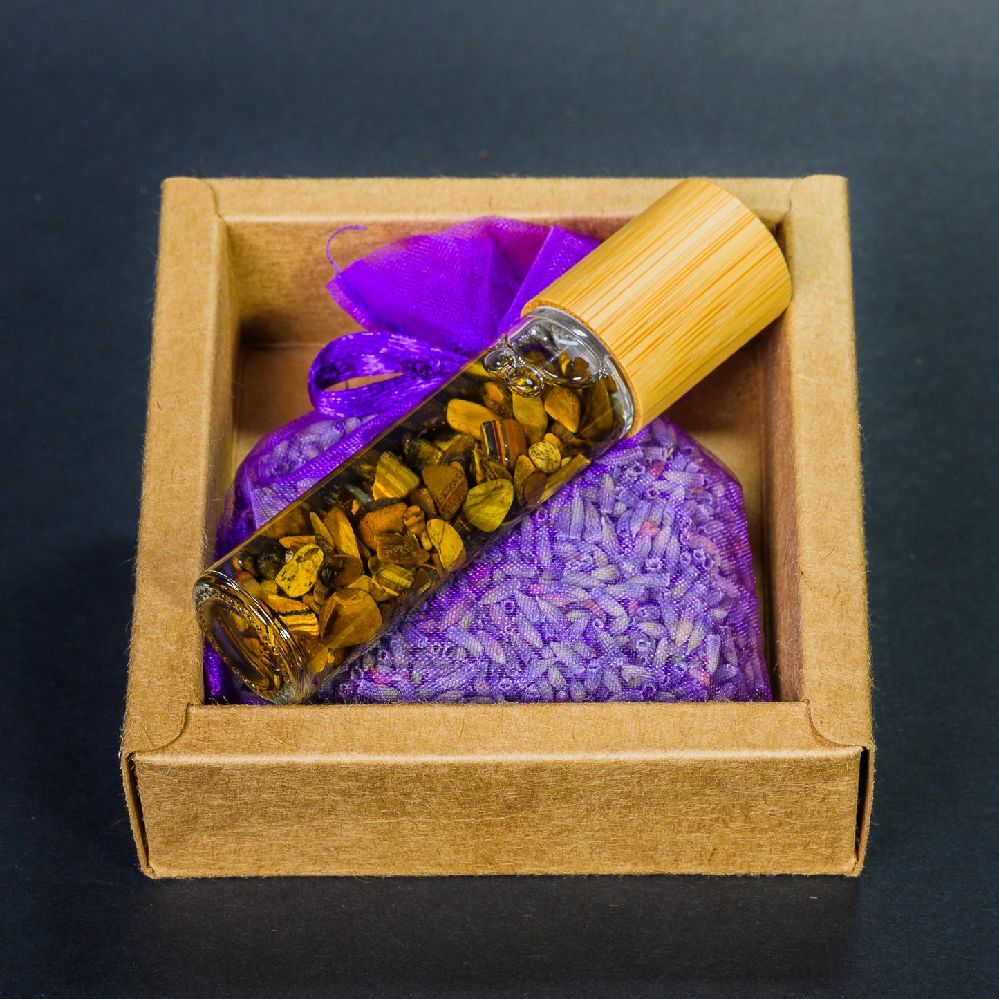 Tiger's Eye Lavender Roller