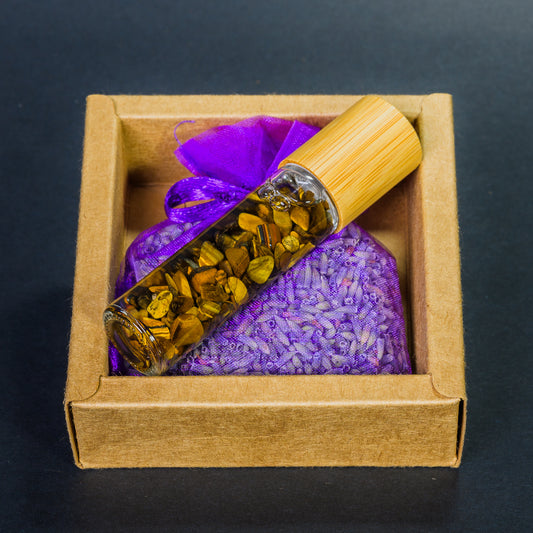Tiger's Eye Lavender Roller