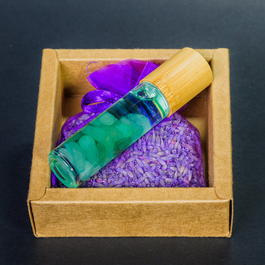 Green Aventurine Lavender Roller