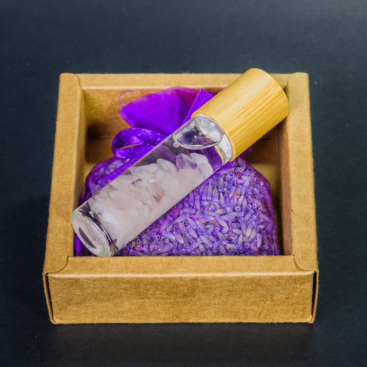 Rose Quartz Lavender Roller